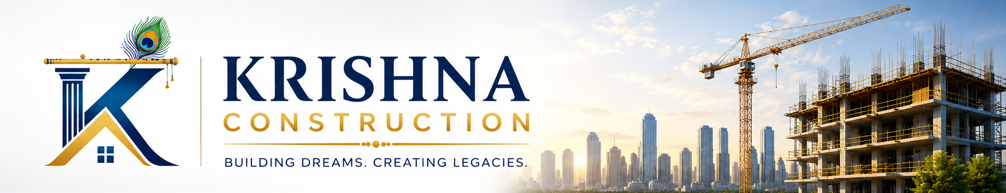 Krishna Construction Logo